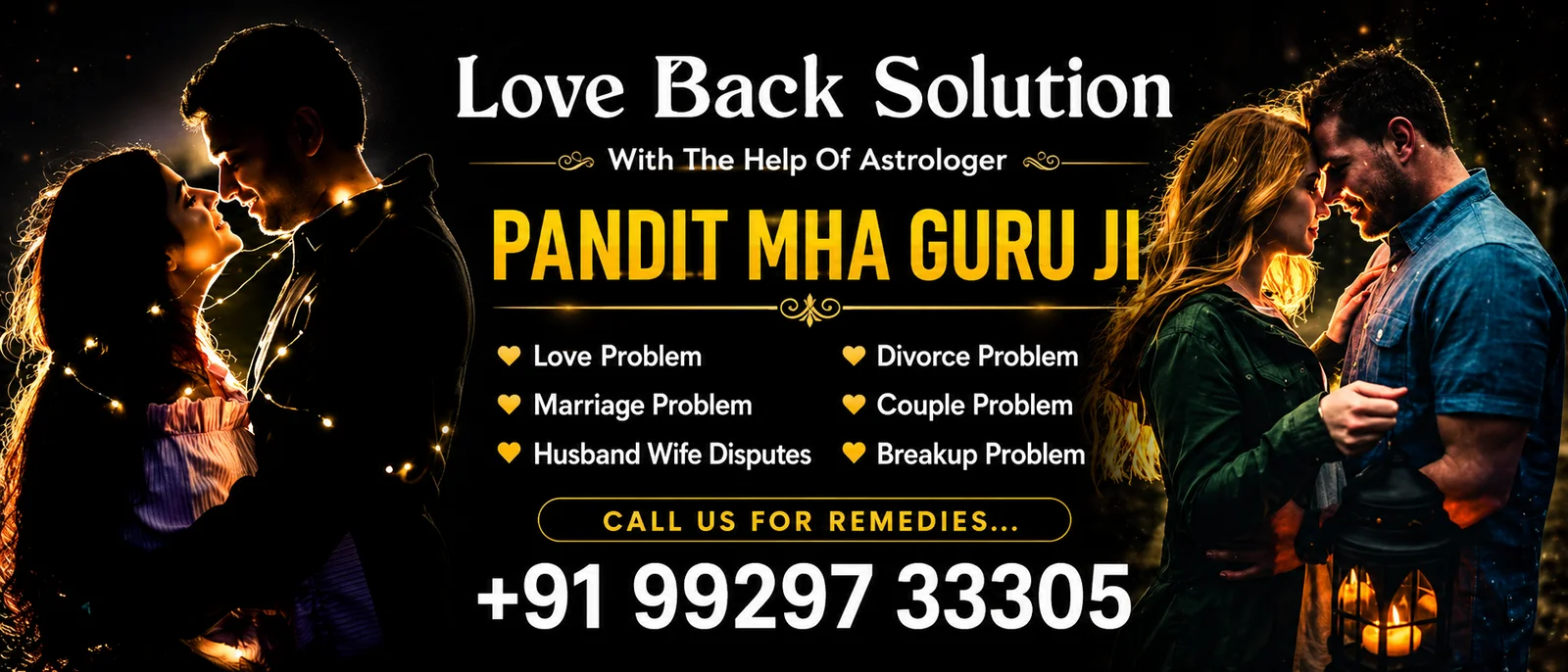 Pandit MHA Guru Ji Love Back Solution Banner